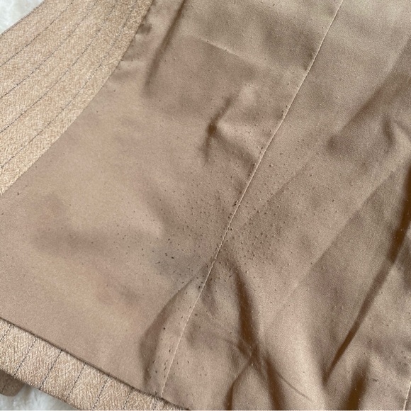 Talbots Wool Blazer Suit Jacket - Camel Pinstripe - Picture 12 of 12